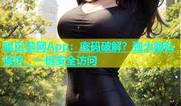 暗区禁网App：密码破解？强大隐私保护，一键安全访问