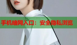 手机暗网入口：安全隐私浏览
