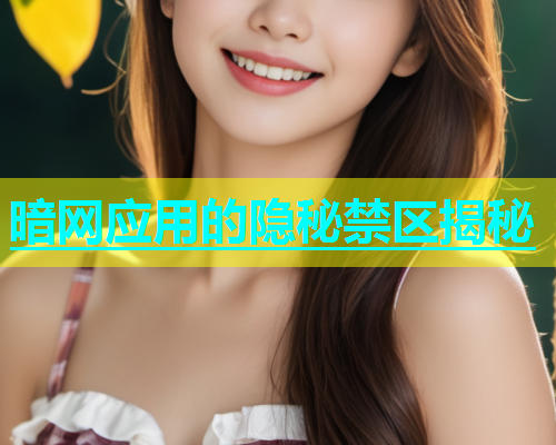暗网应用的隐秘禁区揭秘