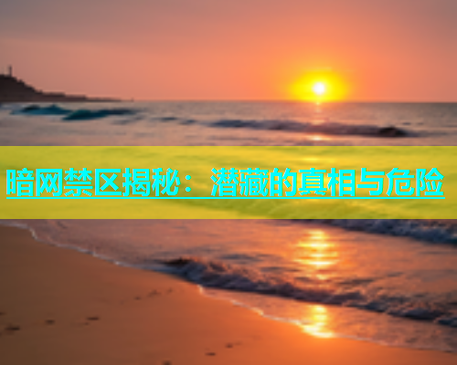 暗网禁区揭秘：潜藏的真相与危险