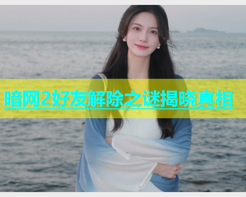 暗网2好友解除之谜揭晓真相