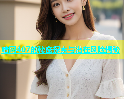 暗网407的秘密探索与潜在风险揭秘