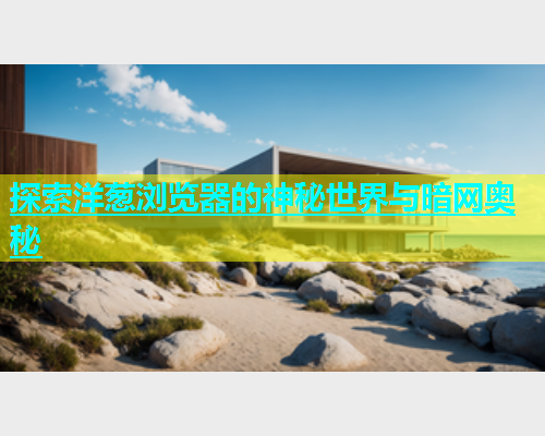 探索洋葱浏览器的神秘世界与暗网奥秘
