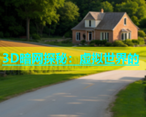 3D暗网探秘:虚拟世界的 3D暗网探秘:虚拟世界的