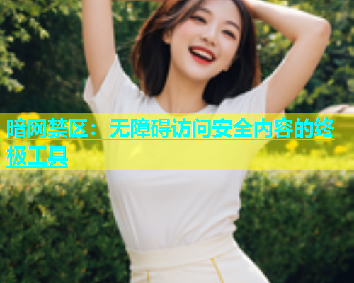 暗网禁区：无障碍访问安全内容的终极工具