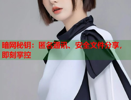 暗网秘钥：匿名通讯、安全文件分享，即刻掌控