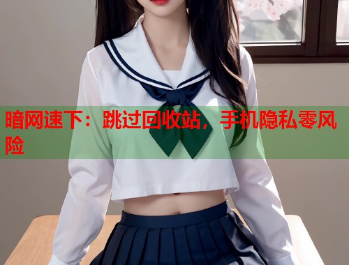 暗网速下：跳过回收站，手机隐私零风险