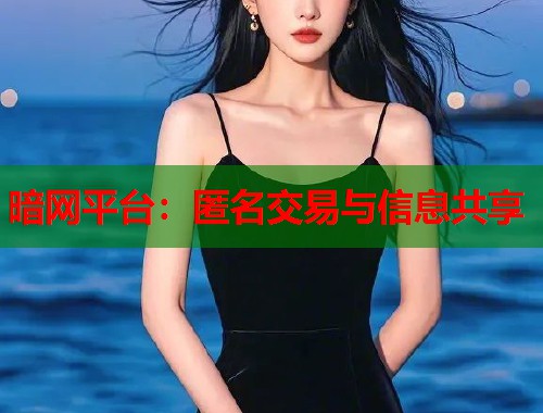 暗网平台：匿名交易与信息共享