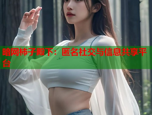 暗网柿子殿下：匿名社交与信息共享平台