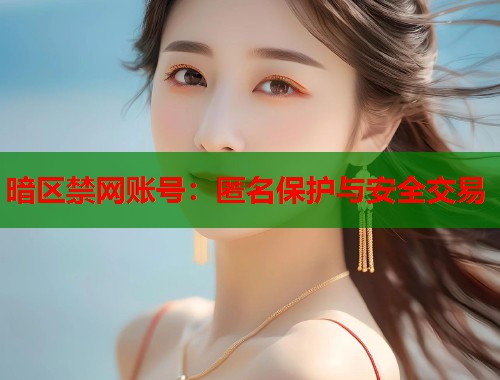 暗区禁网账号：匿名保护与安全交易