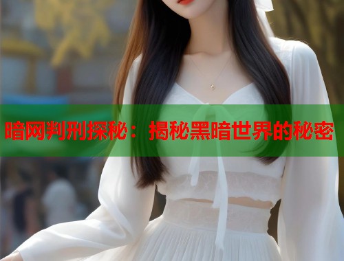 暗网判刑探秘：揭秘黑暗世界的秘密