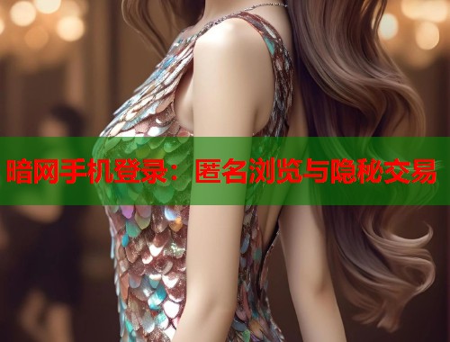 暗网手机登录：匿名浏览与隐秘交易