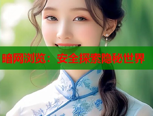 暗网浏览：安全探索隐秘世界
