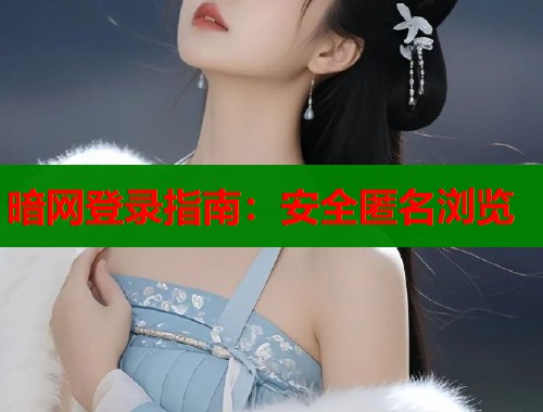 暗网登录指南：安全匿名浏览