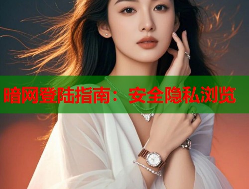 暗网登陆指南：安全隐私浏览