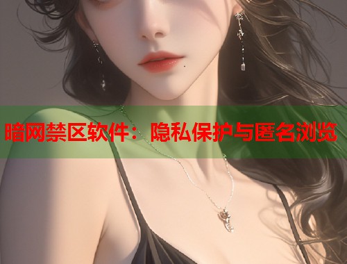 暗网禁区软件：隐私保护与匿名浏览