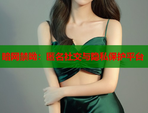 暗网禁呦：匿名社交与隐私保护平台