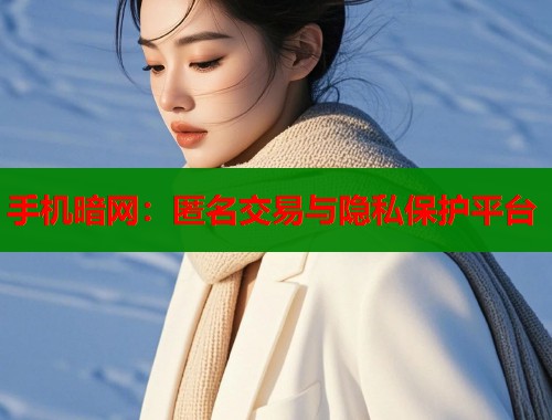 手机暗网：匿名交易与隐私保护平台