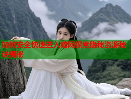 如何安全快速进入暗网探索隐秘资源秘诀揭秘