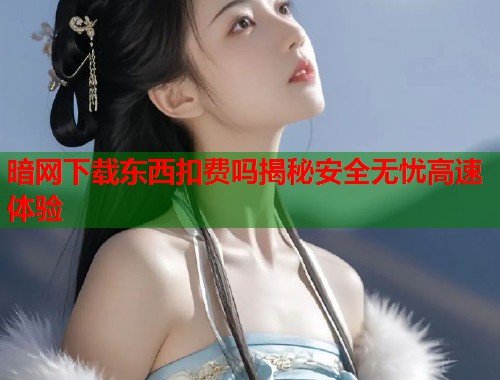暗网下载东西扣费吗揭秘安全无忧高速体验