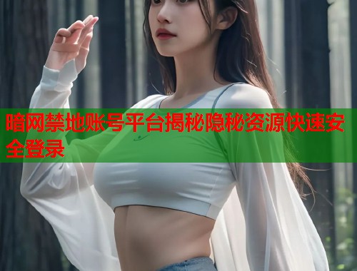 暗网禁地账号平台揭秘隐秘资源快速安全登录