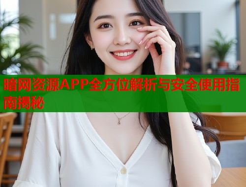 暗网资源APP全方位解析与安全使用指南揭秘